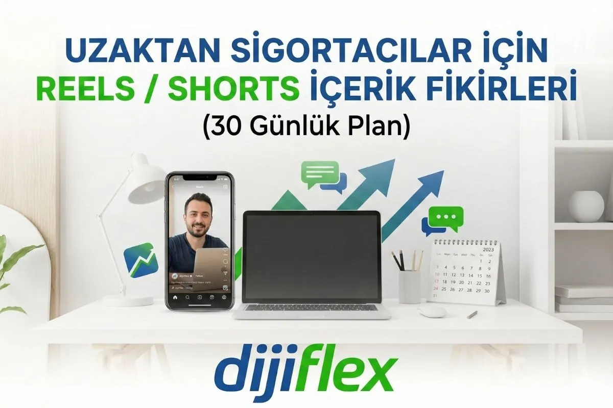 Uzaktan Sigortacılar İçin Reels Shorts İçerik Fikirleri